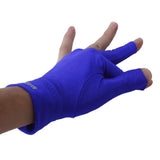 Maxbell 3x Professional Snooker Billiard Spandex Left Hand Cue 3-Finger Players Gloves