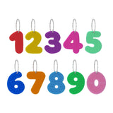 10x Number Sensory Toy Novelty with Chains for Travel Basket Filler Airplane