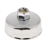 Maxbell 901 Sliver Oil Filter Remover Cap Oil Grid Wrench 14 Flutes For Car 70x55mm