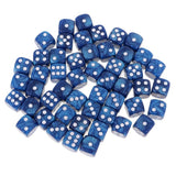 Maxbell 100Pieces D6 Round Corner Dotted Dice 16mm for Dungeons and Dragons   TRPG