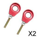 Maxbell 2x15mm Chain Adjuster Tensioner for Pit Dirt Bike CRF50 SSR Thumpstar Red