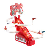 Electric Climbing Ladder Santa Claus Gift Funny for Living Room Shelf Office Style A