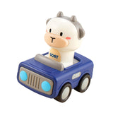 Maxbell Press and Go Car Baby Animal Cars for Kindergarten Children Preschool Sheep