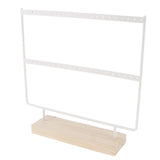 Maxbell 2 Pieces 44 Holes Earrings Organizer Holder Necklaces Jewelry Display Rack