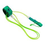 Maxbell Surfboard Leash Leg Rope Double Stainless Steel Swivels Green 8 ft - Aladdin Shoppers