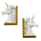Maxbell Decorative Bookends Stylish Sculpture Book Stand for Indoor Tabletop Cabinet