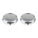 Maxbell Maxbell 2 Pieces Vitamin Medicine Tablet Box Pill Storage Cases 3 Slots