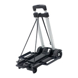 Maxbell Foldable Hand Truck Portable Luggage Sack Trolley for Travel Moving Shopping black with 2 wheel
