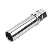 Maxbell Lug Nuts Tuner Socket Key Lugnuts Sockets Drive Tuner Socket Key Tools Silver 6 Point Splines