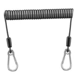 Maxbell Fishing Lanyard Coil Lanyard Security Leash Professional Fishing Pole Tether 300cm