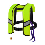 Maxbell Snorkel Vest Automatic Inflatable Safe Vest for Snorkeling Boating Outdoor Green