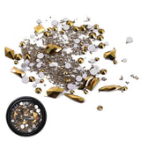 Maxbell Maxbell Mixed Crystal AB Nail Art Rhinestones Diamond Crystal Studs Beads for DIY 9