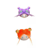 Maxbell 2pcs Doll Head Keychains Party Favors Hanging Charms Bag Charms for Handbag