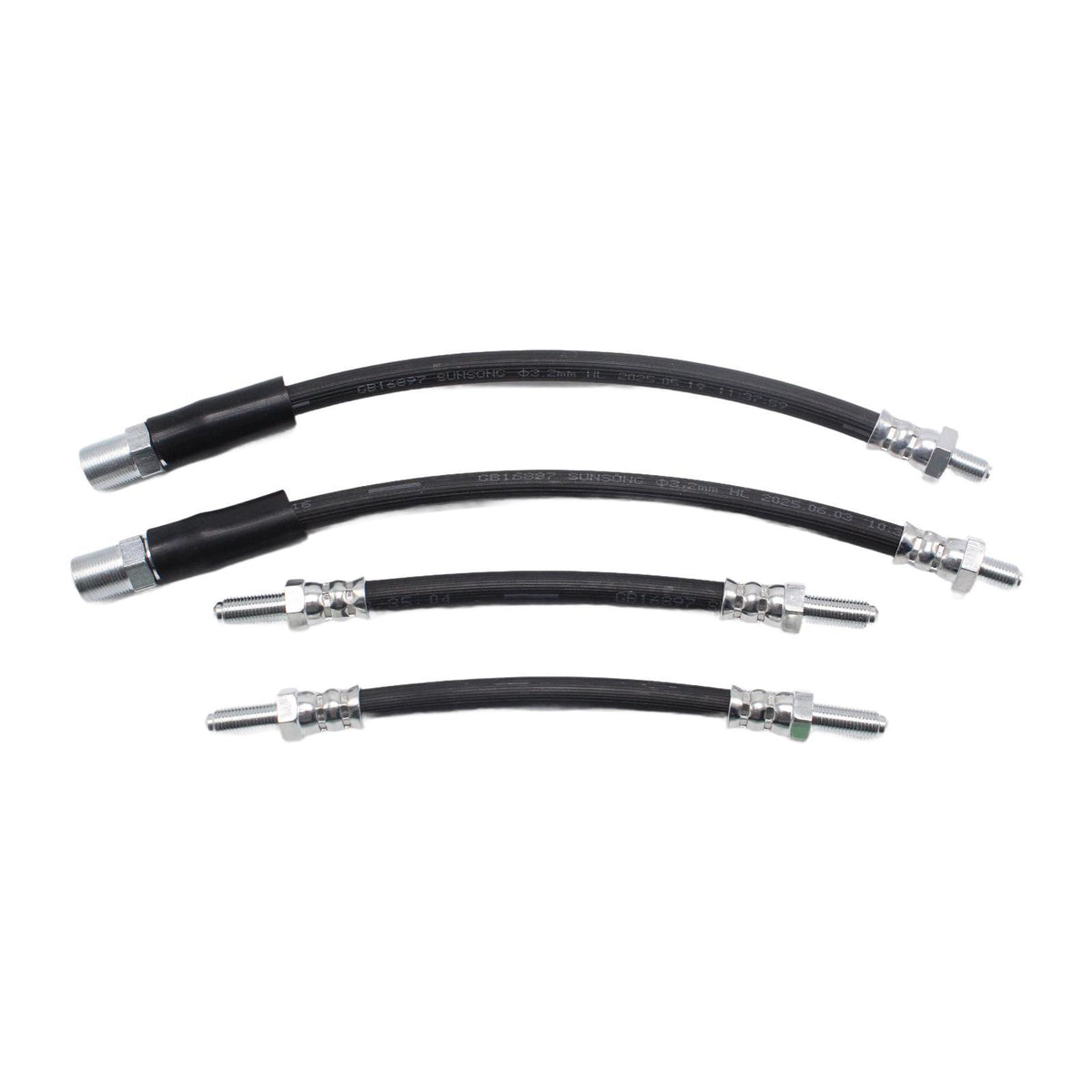 4 Pieces Brake Hoses Gbh250 Spare Part High Reliability Professional Rubber