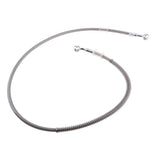 120cm Silver Universal Motorcycle Brake Braided Hose Line Pipe