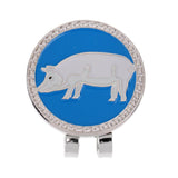 Maxbell Golf Hat Clip Magnetic with Golf Ball Marker Chinese Zodiac Boar - Aladdin Shoppers