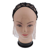 Maxbell Lace Cap for Making Weaving Hair Wigs Elastic Straps Hairnet Stretchable