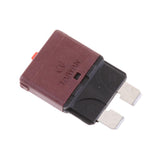 Maxbell 2x28V/5A Auto Marine Resettable Mini Blade Fuse Manual Circuit Breaker - Pink 32v 10A Brown