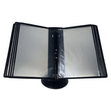 Maxbell Desktop Reference and Display System 360° Rotation for Museums Office Hotels Black