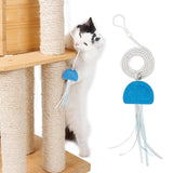 Maxbell Maxbell Jellyfish Shape Pet Cat Play Toy Interactive Play Toy for Cat Dog Blue