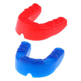 Maxbell EVA Mouth Guard Mouthguard Gum Shield Boxing MMA Teeth Protection Red & Blue