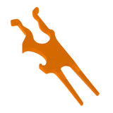 Maxbell Golf Cigar Holder Clip Accessories Gear Ball Marker for Party Golfer Outdoor orange