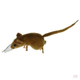 Maxbell 5x Realistic Mouse Animal Ornament Fridge Magnet Mice Toys Pot Hanger Decor