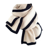 Maxbell Women Scarf Neck Scarf Ladies Scarf Cold Weather 175 cm Soft Gift Knit Scarf Beige
