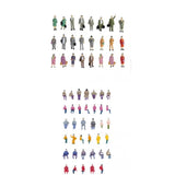 Maxbell 50pcs Painted Seated Passengers+24 Standing People Scenery Layout 1:87 HO Scale