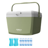 Maxbell Insulated Ice Cooler Premium Camping Cooler Box for Tailgating Outdoor Beach 13 L