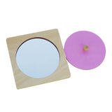 Maxbell Baby Mirror Toy Educational Montessori Mirror Puzzle for Preschool Baby Kids