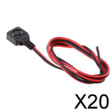 Maxbell 20xUniversal Car Security Alarm Reset Switch Emergency Push Button Control