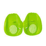 Maxbell 2 Pieces Swimming Hand Paddles Webbed Finger Flippers for Beginners Children M Green