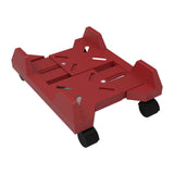 Maxbell Computer Tower Stand Sturdy CPU Holder Gifts Under Desk Adjustable CPU Stand Red