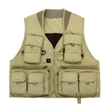 Maxbell Maxbell Multi Pocket Outdoor Photography Hunting Fishing Vest Jacket L Khaki