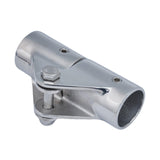 Maxbell Hinge Mount Parts Railing Boat Pipe Connector for Water Sports Sailing Yacht Hole Diameter 25mm