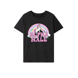 Maxbell Maxbell Women's T Shirt Summer Activewear Crew Neck Shirt for Camping Travel Walking M Black