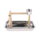 5pcs Parrot Cockatoo Stand Climbing Game Frame Playing Cage Perch Toy