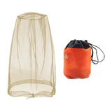 Maxbell Bug Bee Face Mesh Cover with Carry Bag Soft for Travel Walking Hiking Yellow S