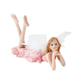 Maxbell European Angel Princess Figurine Girl Statue for Living Room Entryway Office Style E