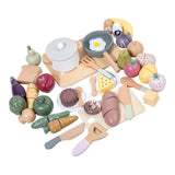 Maxbell Kitchen Playset Role Play Wooden Pretend Play Sets Gift Crafts Birthday