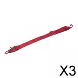 Maxbell 3xEye Glasses Holders Around Neck Non Slip String Rope for Men Skiing Hiking Red