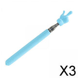 Maxbell 3xHand Pointer Accs Portable Teacher Pointer Finger Design for Home Whiteboard Blue
