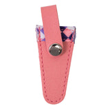Maxbell Crafts Scissors Case PU Leather Sewing Tool Embroidery Scissors Storage Case Pink