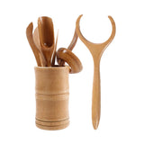 Maxbell 7 Pieces Bamboo Tea Utensils Chinese Gongfu Tea Set Tea Ceremony Tools