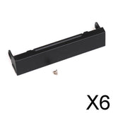Maxbell 6xLaptop HDD Hard Drive Caddy Cover with Screw for Dell Latitude E6510 Black