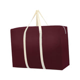 Maxbell House Moving Bag Carrier for Travelling Dormitories Closet Bedrooms Basement 78x55x25 cm Burgundy