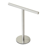 Towel Rack Decorative Jewelry Organizer for Bathroom Kitchen Home Decoration Silver Round