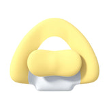 Maxbell Spine-Supporting Back Support Cushion Simple Leg Pillow for Backrest Beds Office Chair yellow