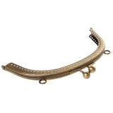 Maxbell 16.5/20cm Metal Frame Kiss Clasp Lock Handle Arch for Handbag Purse Bronze